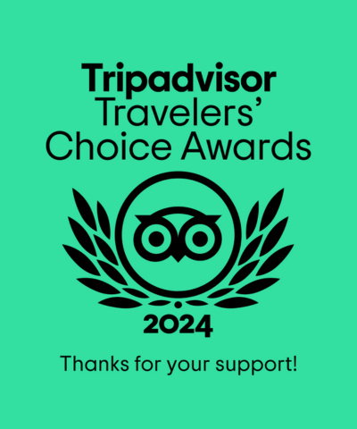 Consistent Winner of Trip Advisor's Traveler Choice Award Since 2020