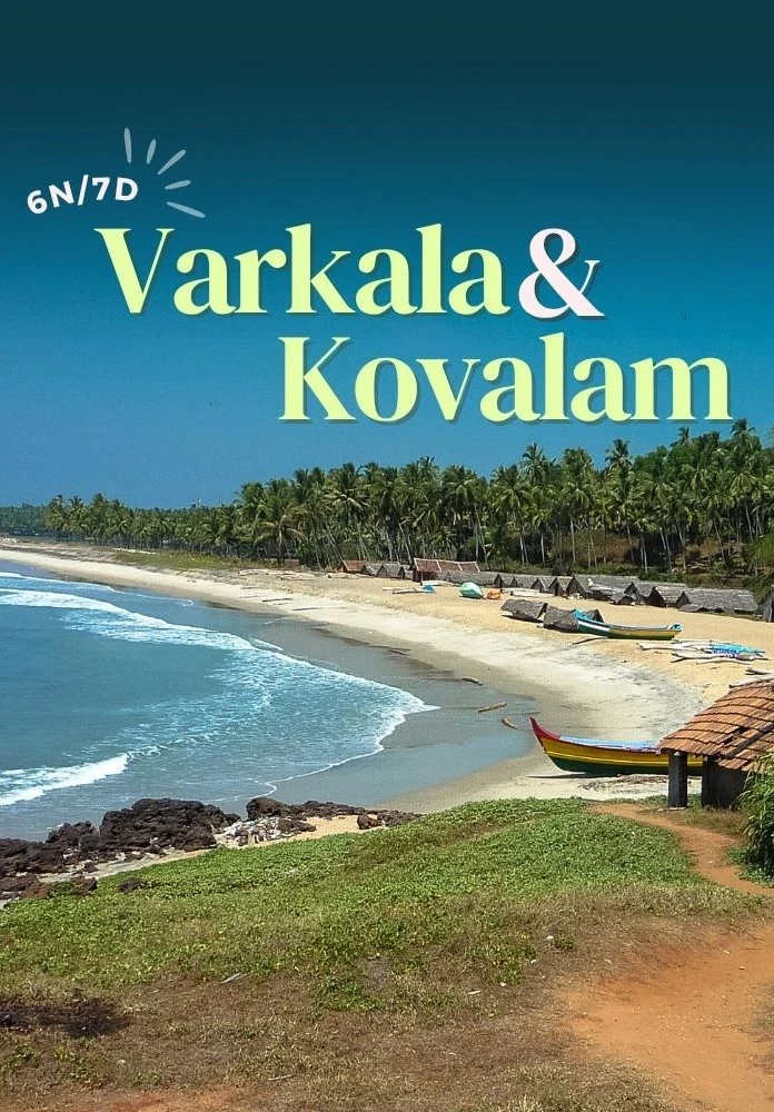 7 Days Kerala Tour Package with Varkala and Kovalam