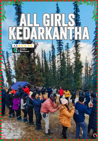 All Girls Kedarkantha Trek Christmas and New Year