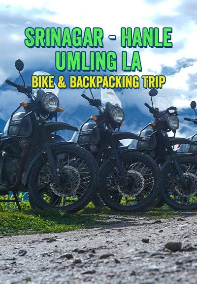 Leh Ladakh Bike Trip From Srinagar with Hanle & Umling La