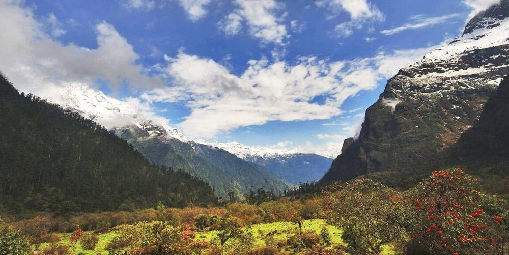 Katao valley in North Sikkim