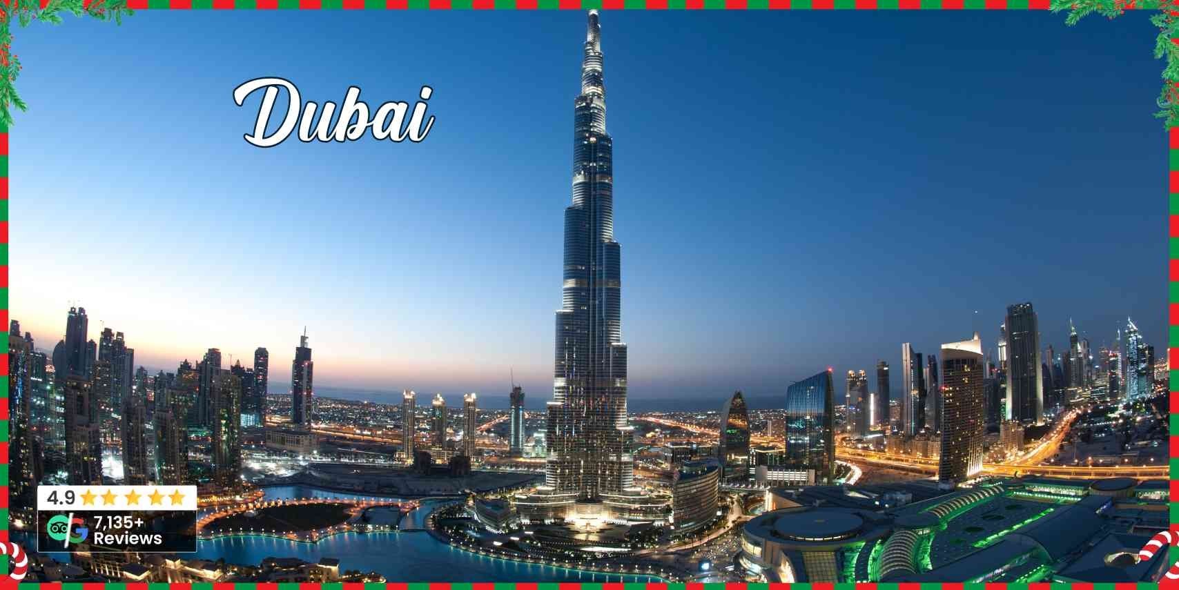 Dubai Group Tour Christmas and New Year