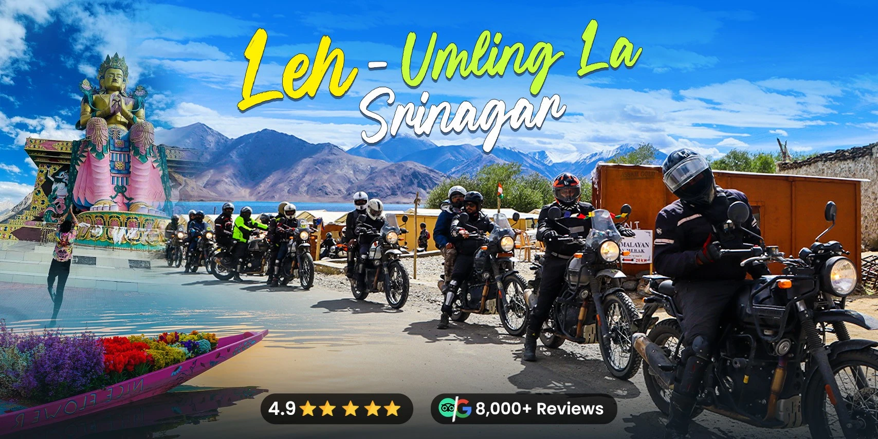 Leh Hanle Umling-La Srinagar Bike & Backpacking Trip