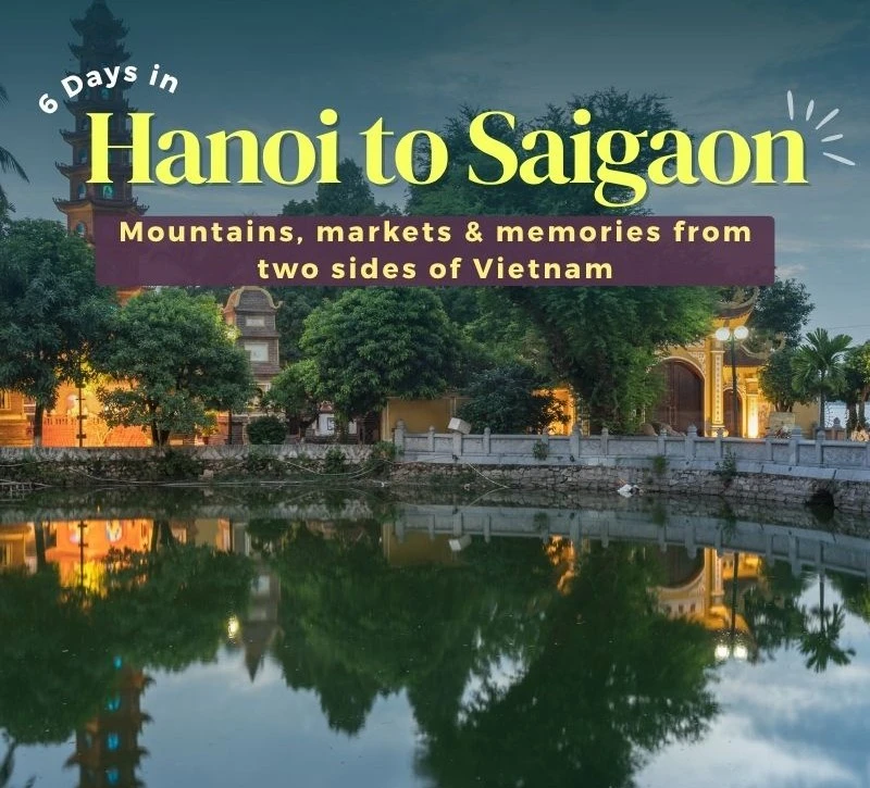 5 Night 6 Day Hanoi Saigon Vietnam Package