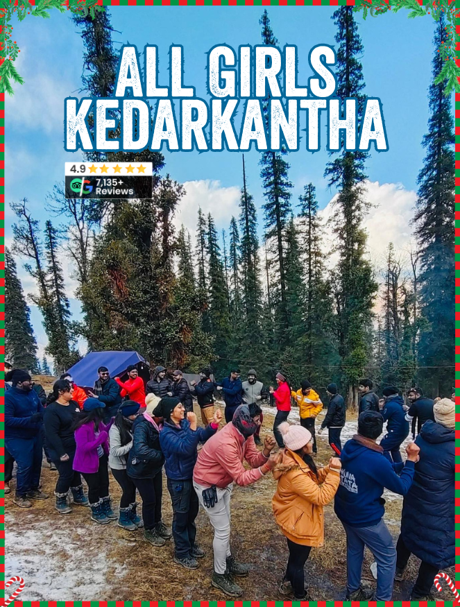 All Girls Kedarkantha Trek Christmas and New Year JustWravel