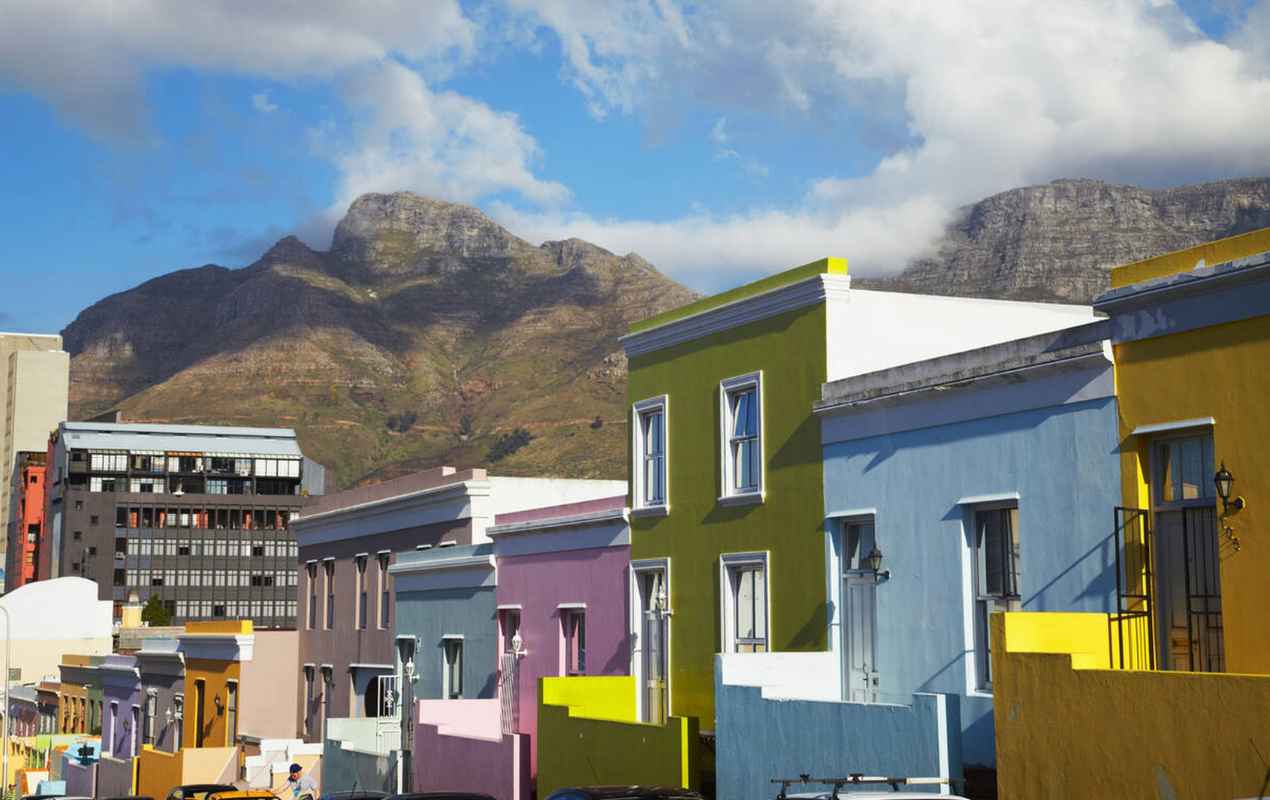 Colourful houses, Bo-Kaap, Cape Town