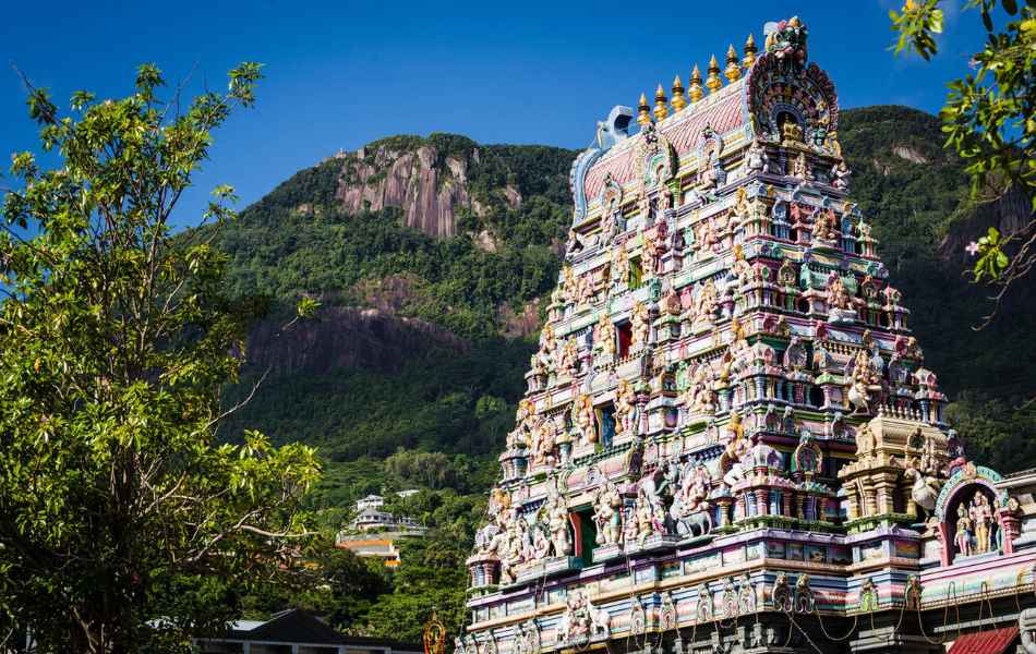 Hindu Temple on Mahé, Seychelles