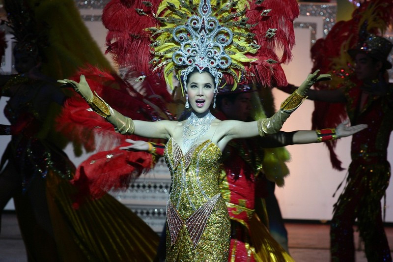 Woman at Alcazar Cabaret Show