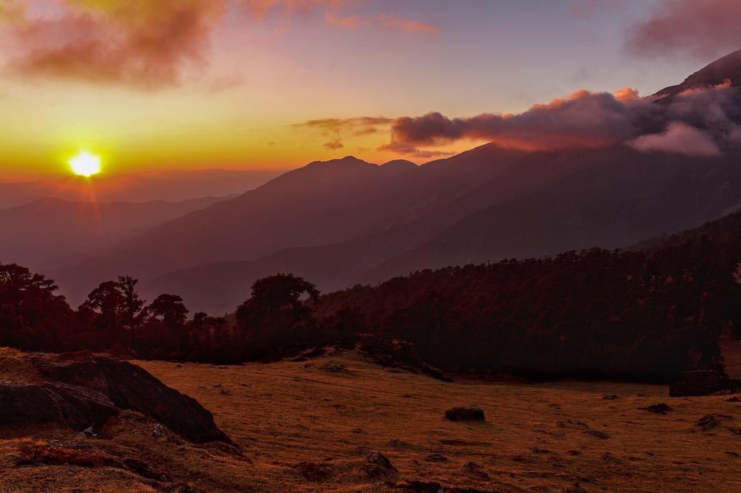 Sunset near Dalhousie