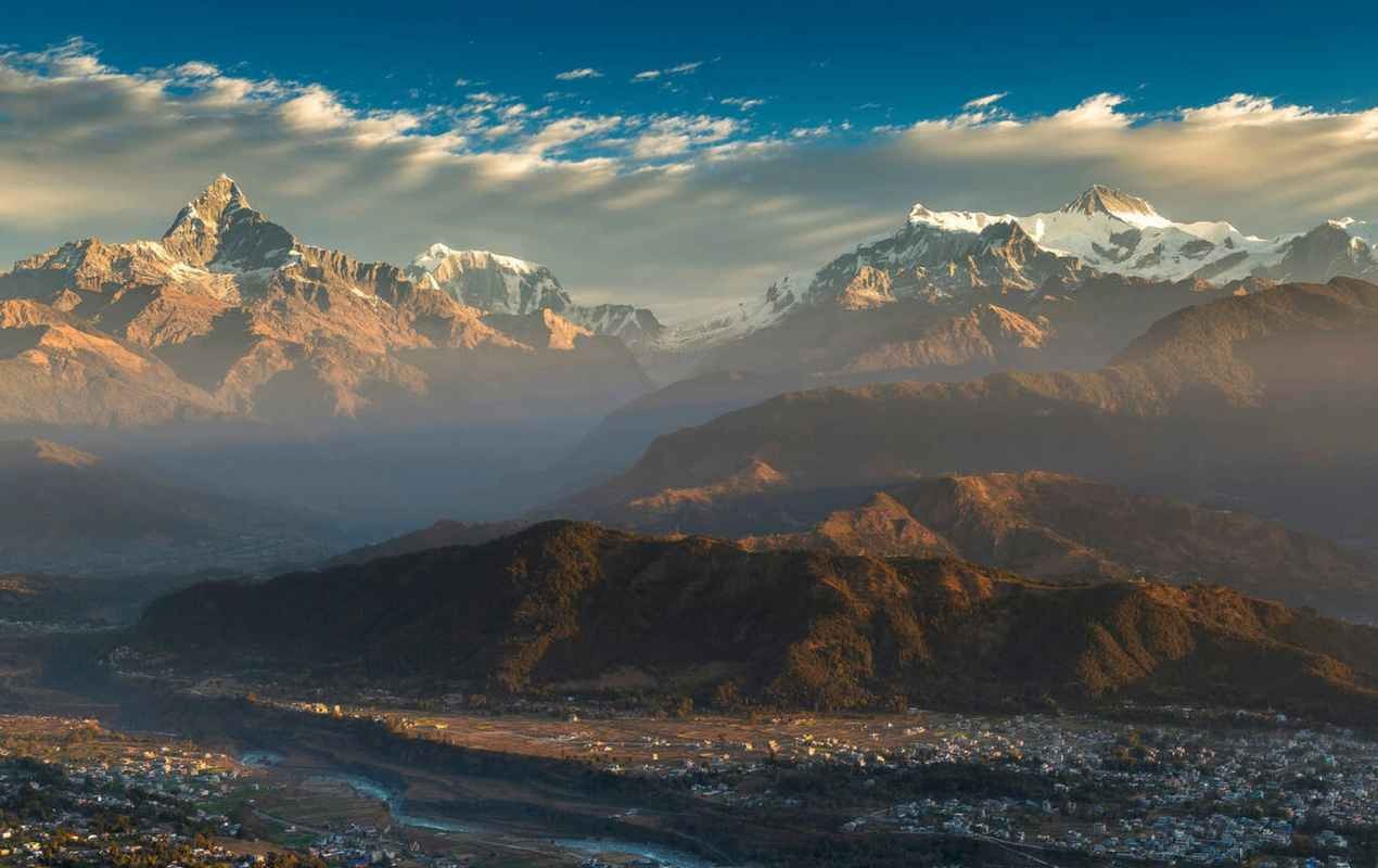 Sunrise from Sarangkot Nepal