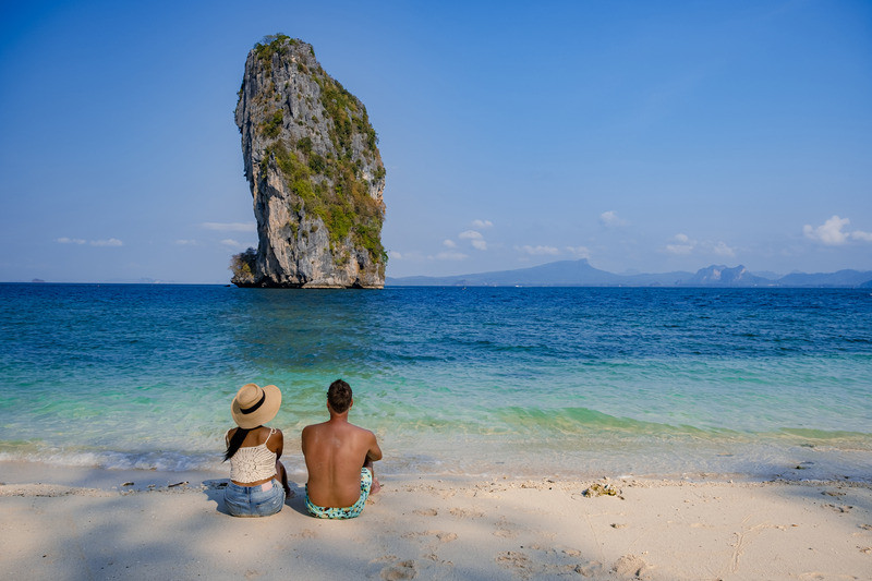 Couple at Koh Poda Island