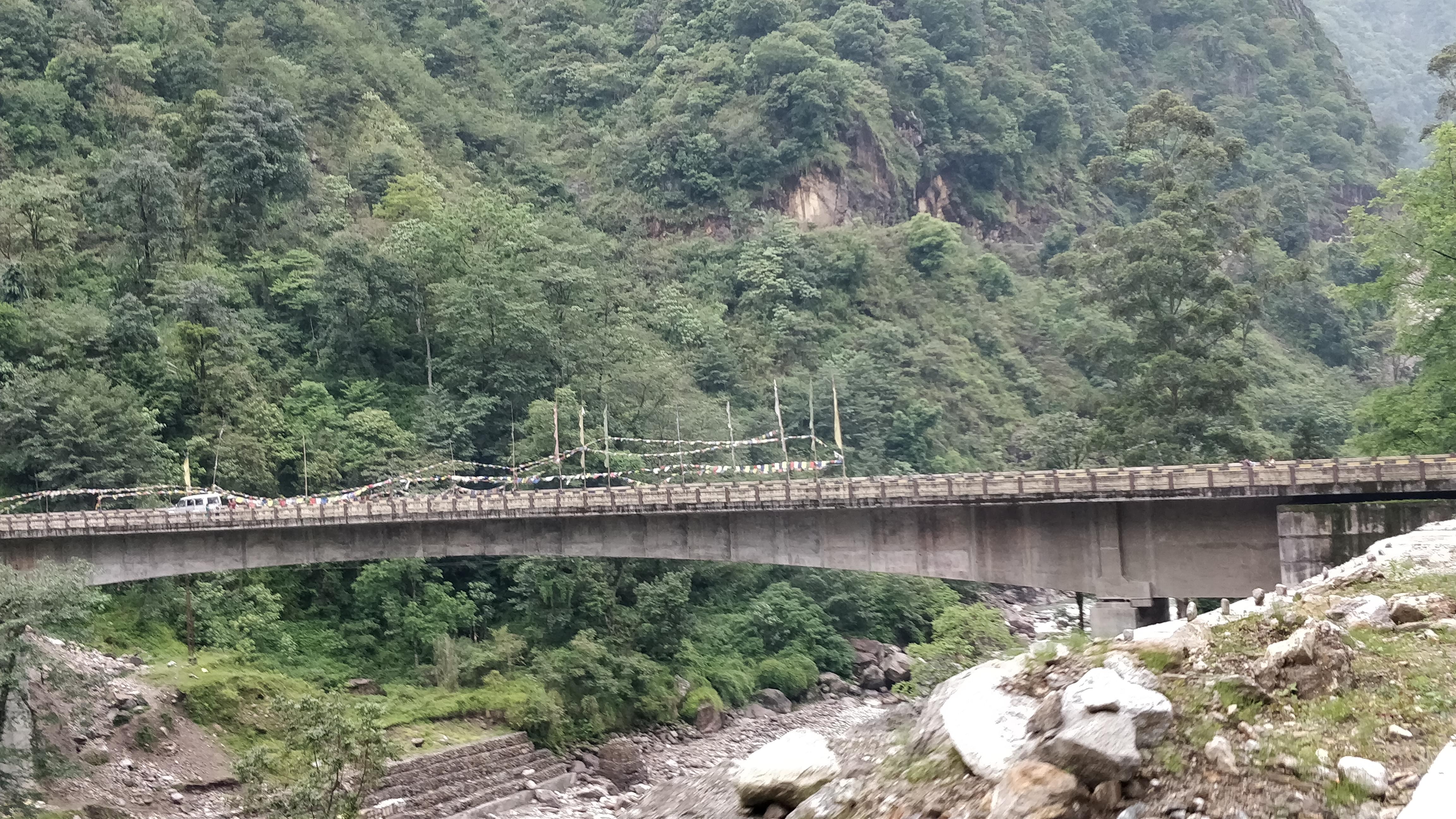 One of the several bridges you will cross in Sikkim