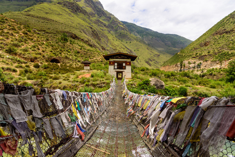 Tachogang Lhakhang Bridge-