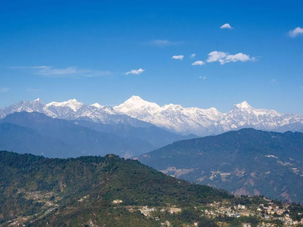 View of Mt.Kanchenjunga