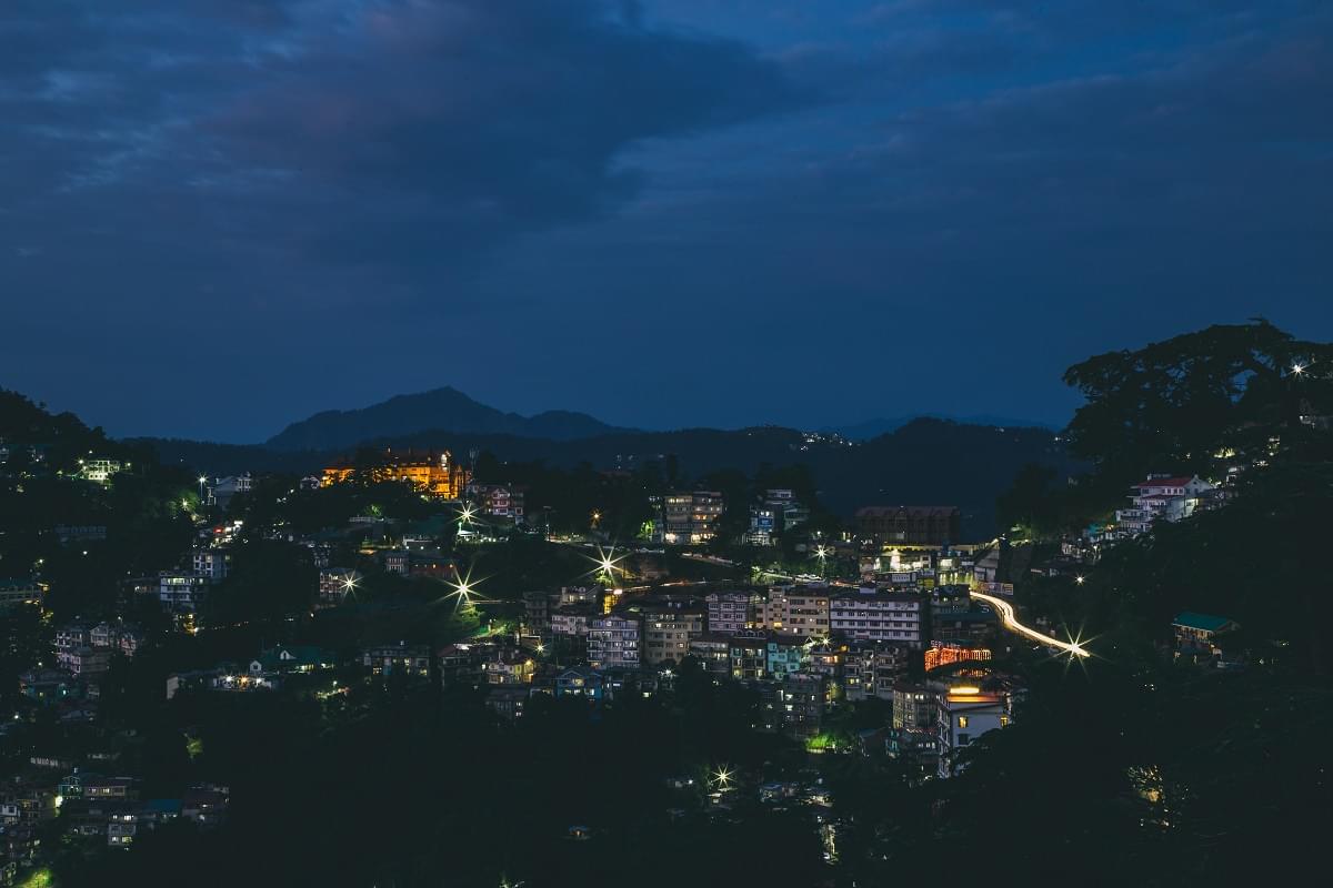 Night view Shimla