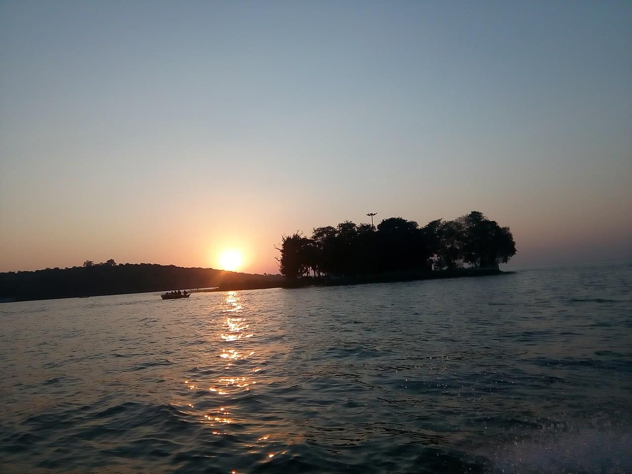 Sun Set view at Upper Lake Bhopal