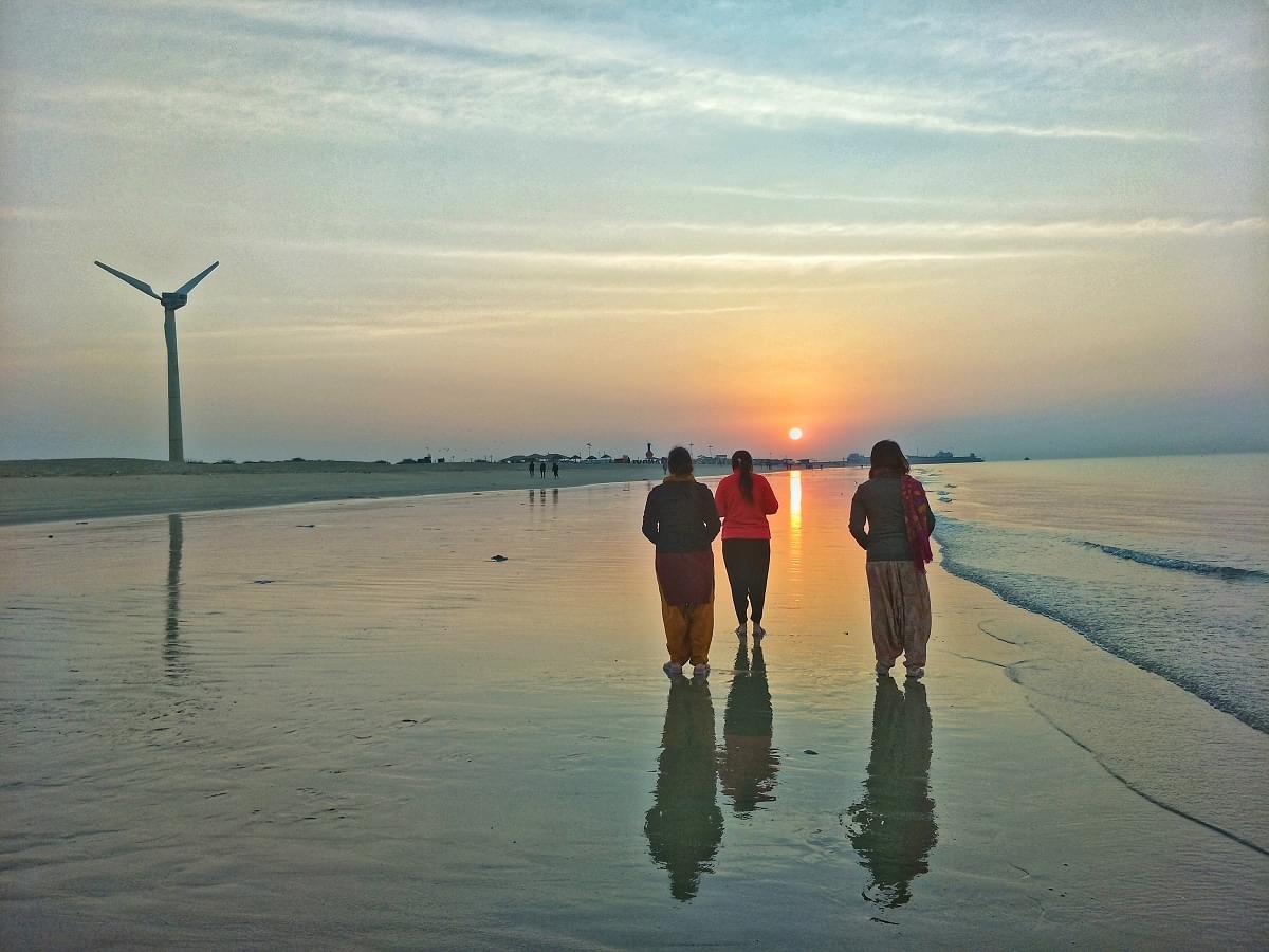 Sunrise at Mandvi Beach