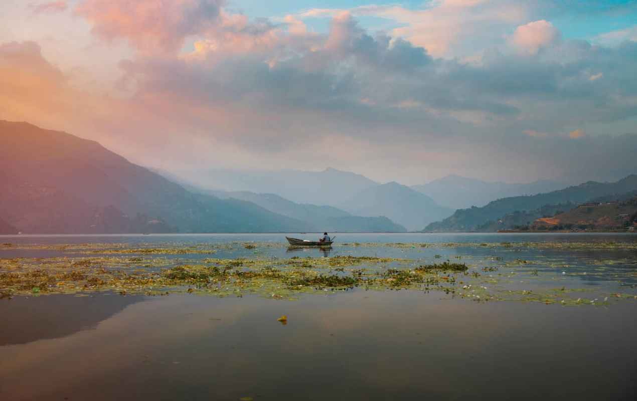 Stunning hues over Phewa Lake