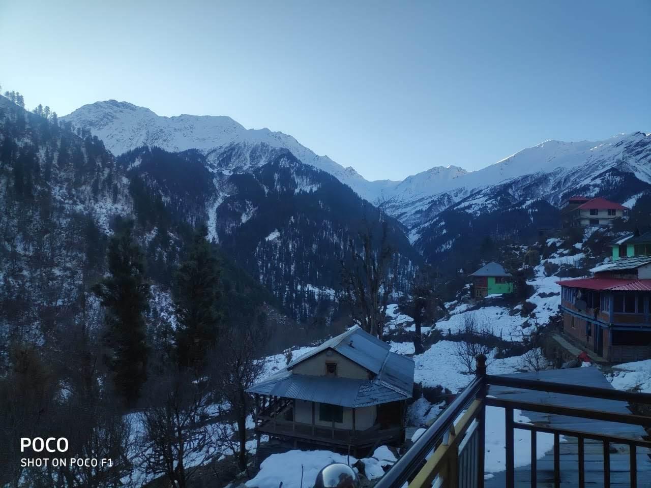 Snow covered peaks