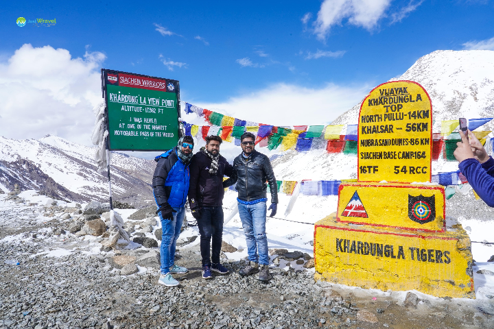 Posing at the 2nd Highest Pass.