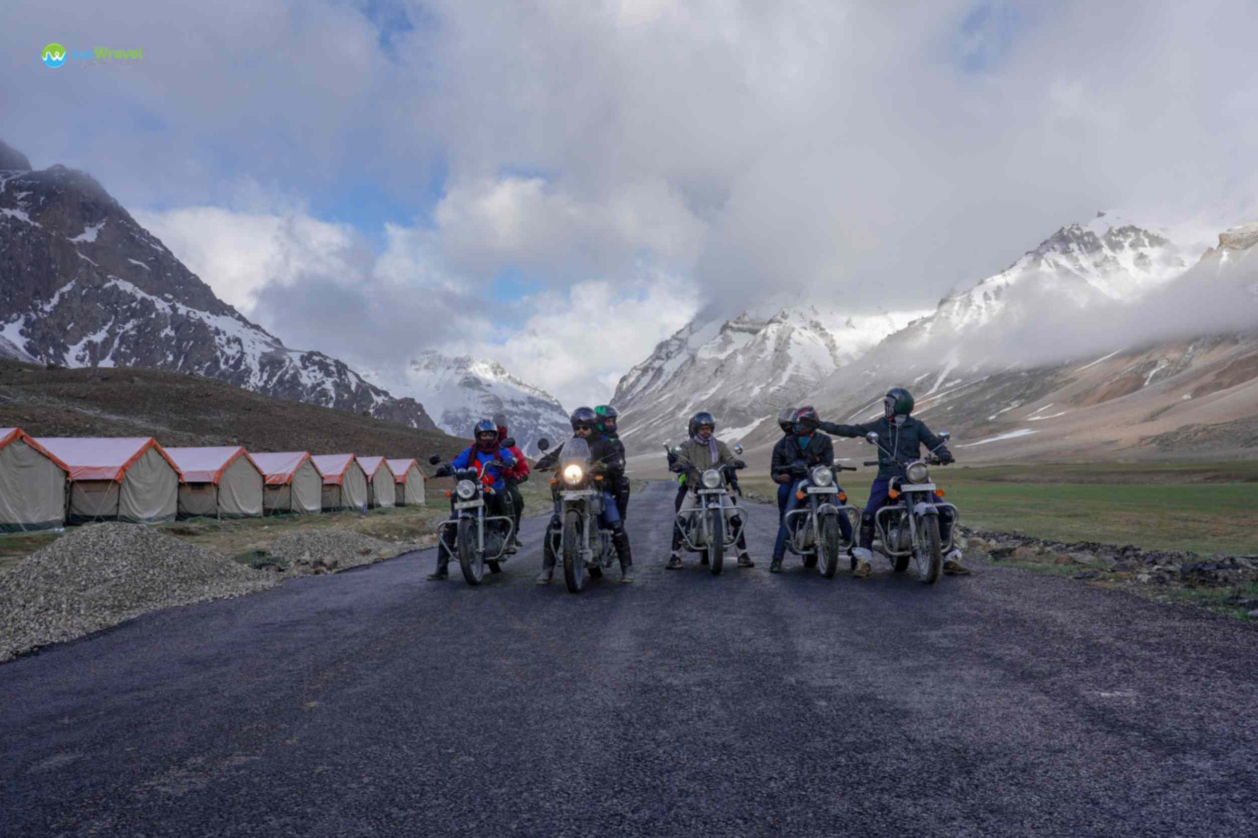 Group Of Riders | Sarchu