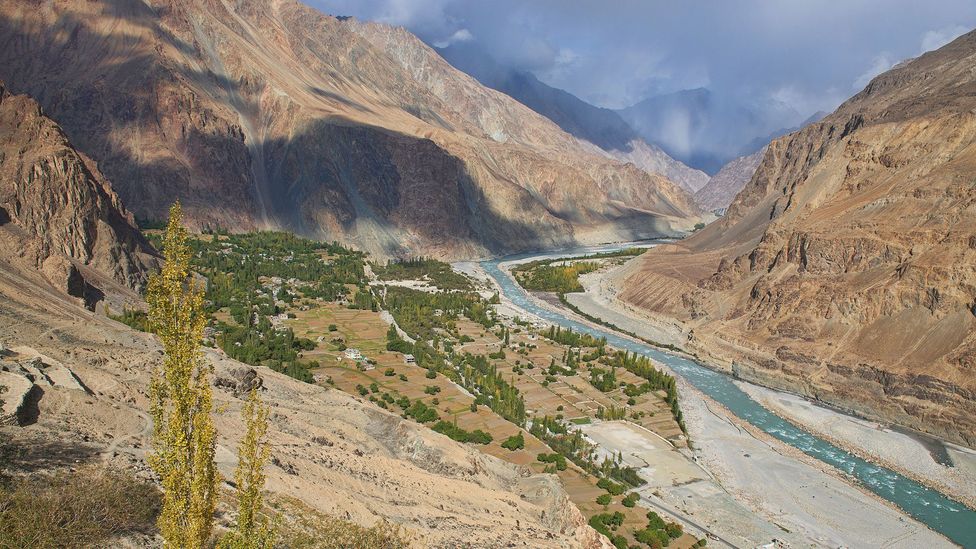 Serene Landscape Of Ladakh