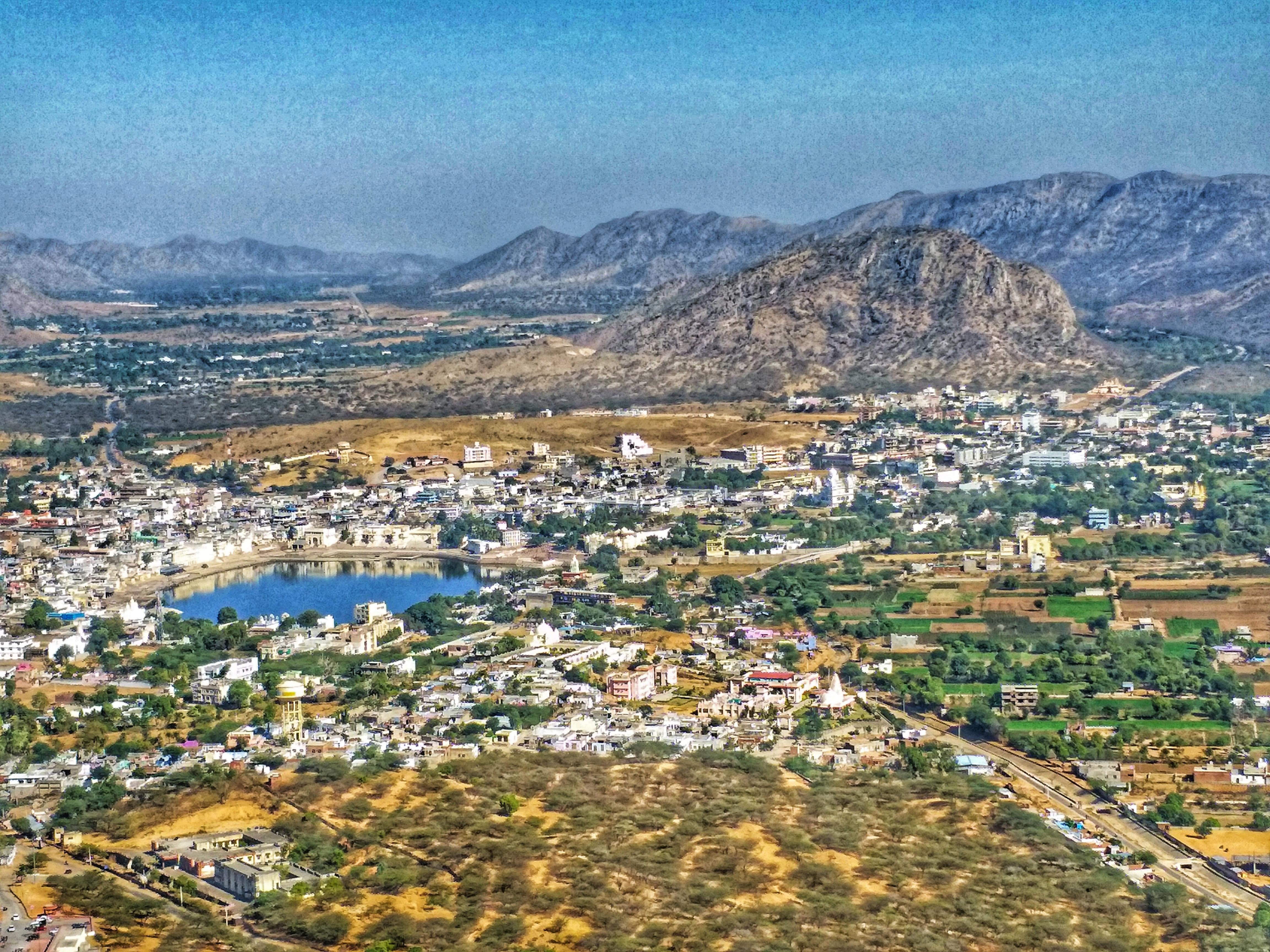 Aerial View of Pushkar