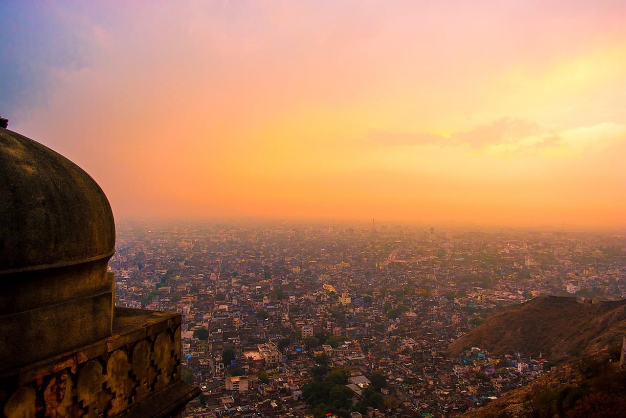 Sunset View from Nahargarh Fort Jaipur