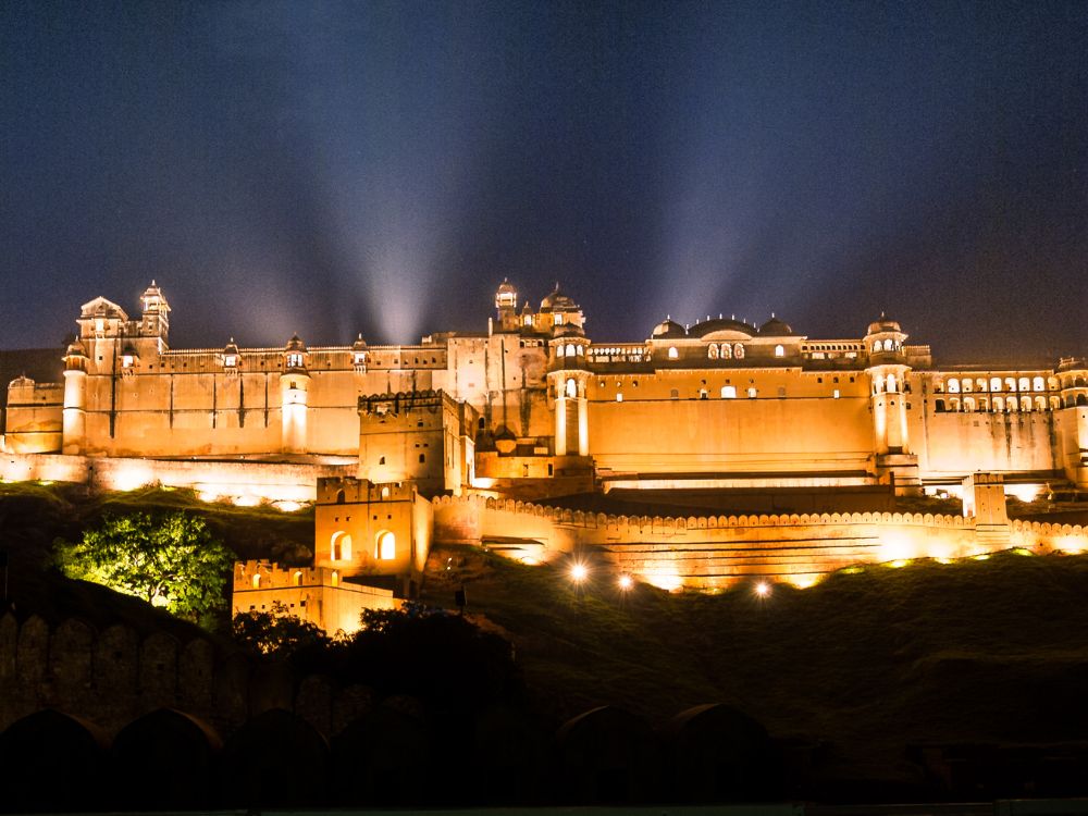 Light and Sound Show at Amber fort