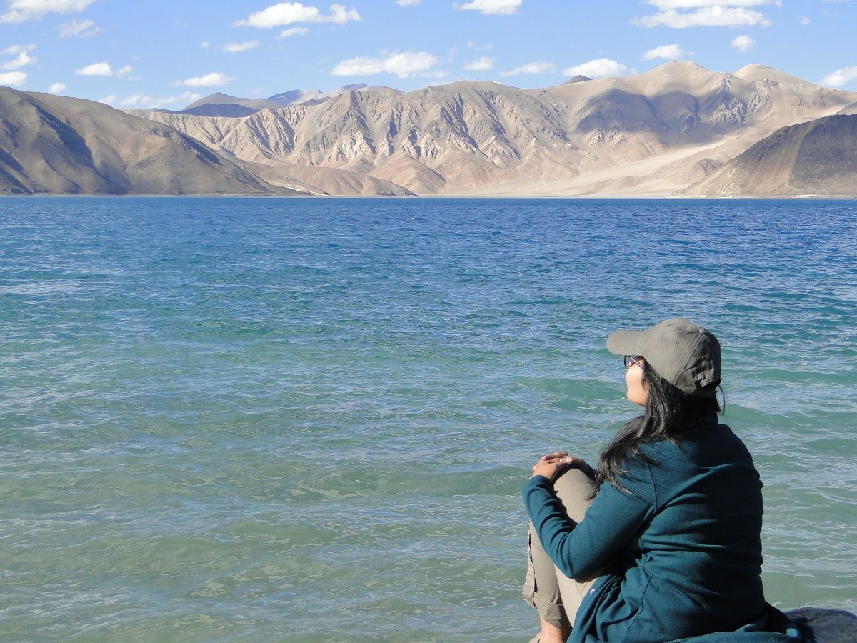 Peace by Pangong Tso