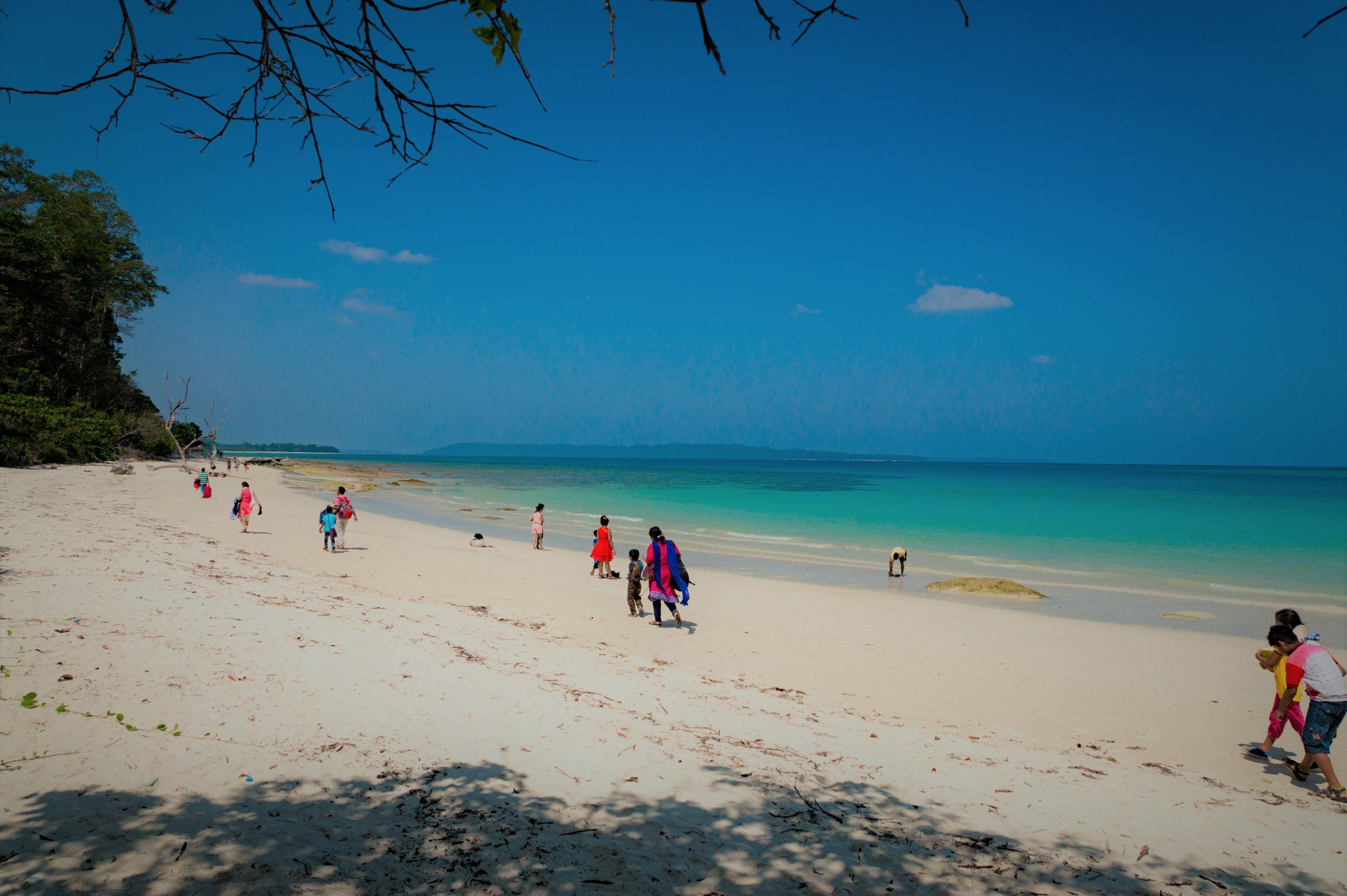 Crystal clear water of the beach