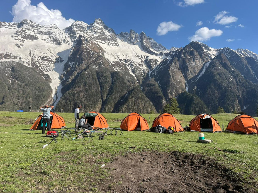 Campsite view Bhuran Ghati