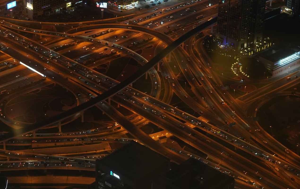 The views from skyscrapers in Dubai