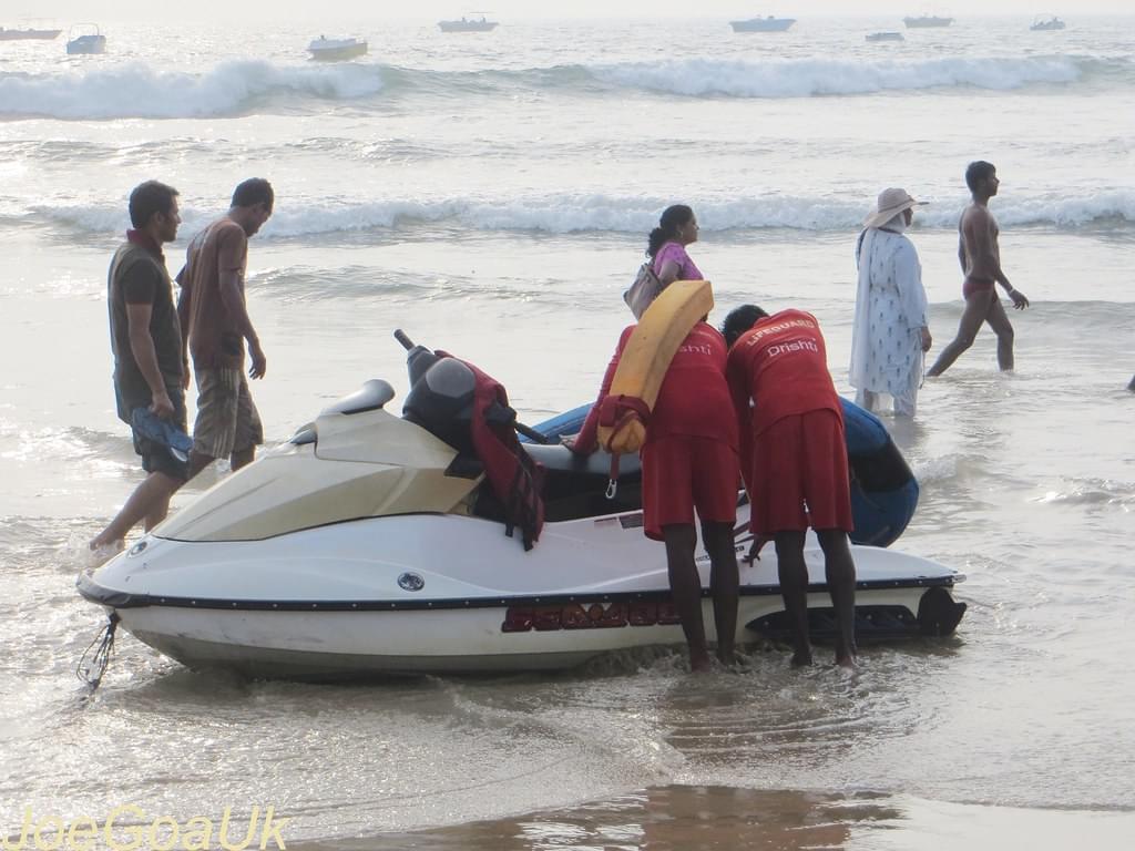 Jet Ski Ride at Candolim Beach