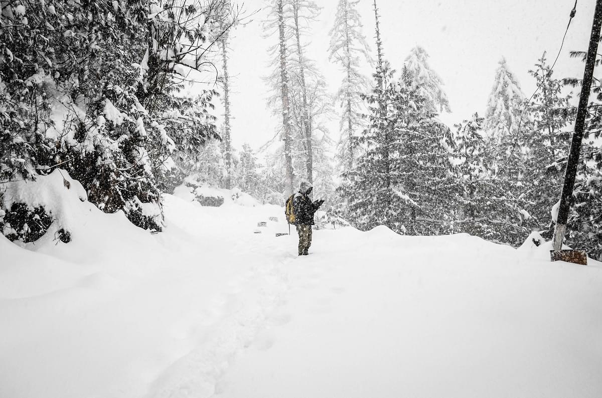 Snow fall at Shimla