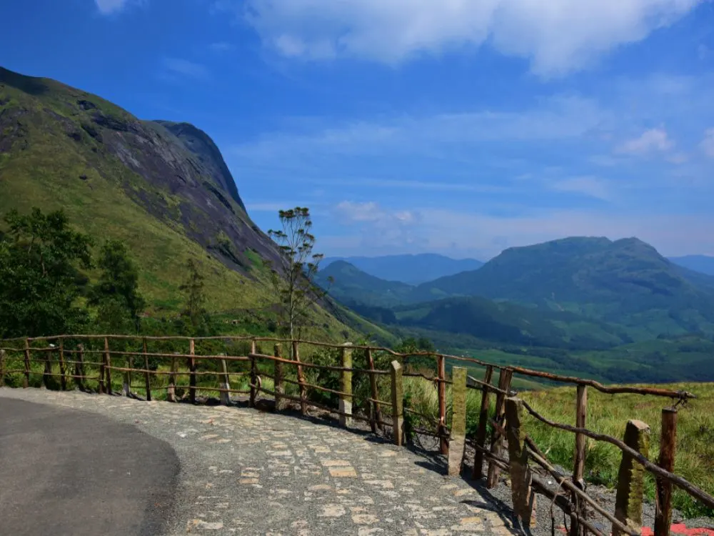 View from Evarikulam National Park