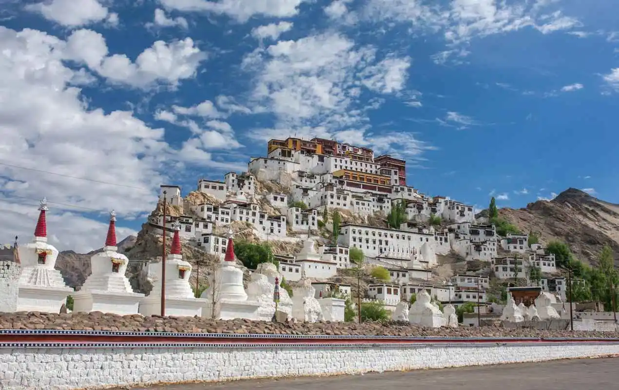 Thiksey Monastery in Ladakh, India