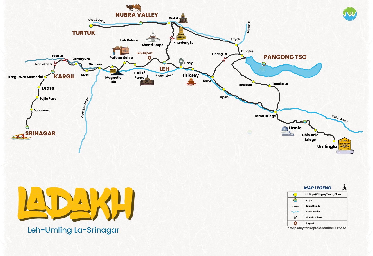 Leh Hanle Umling-La Srinagar Bike & Backpacking Trip