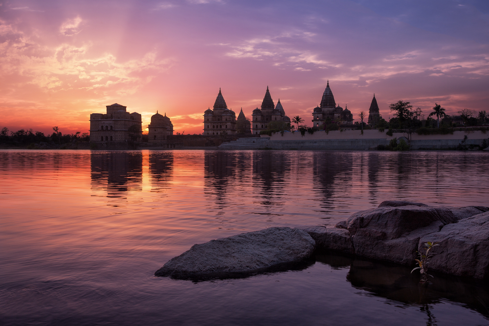 Chhatris at Sunset