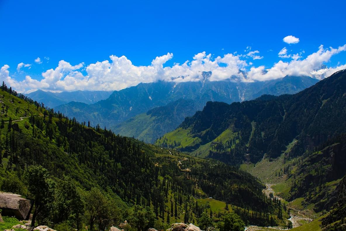 Kullu Valley from the Gulaba