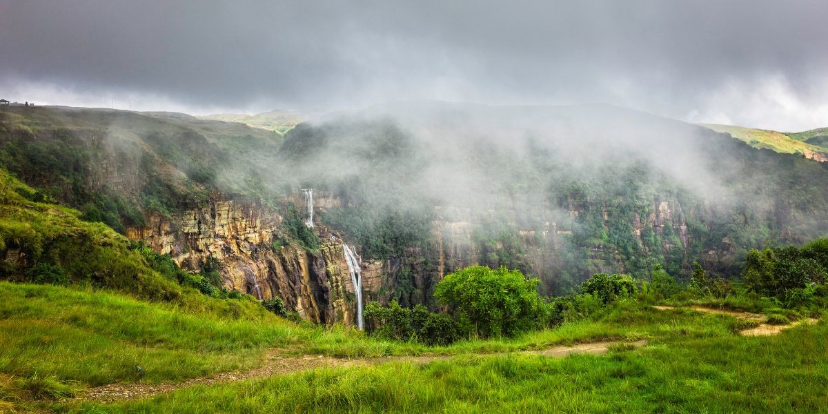 Waterfalls in Khasi hills, Cherrapunji