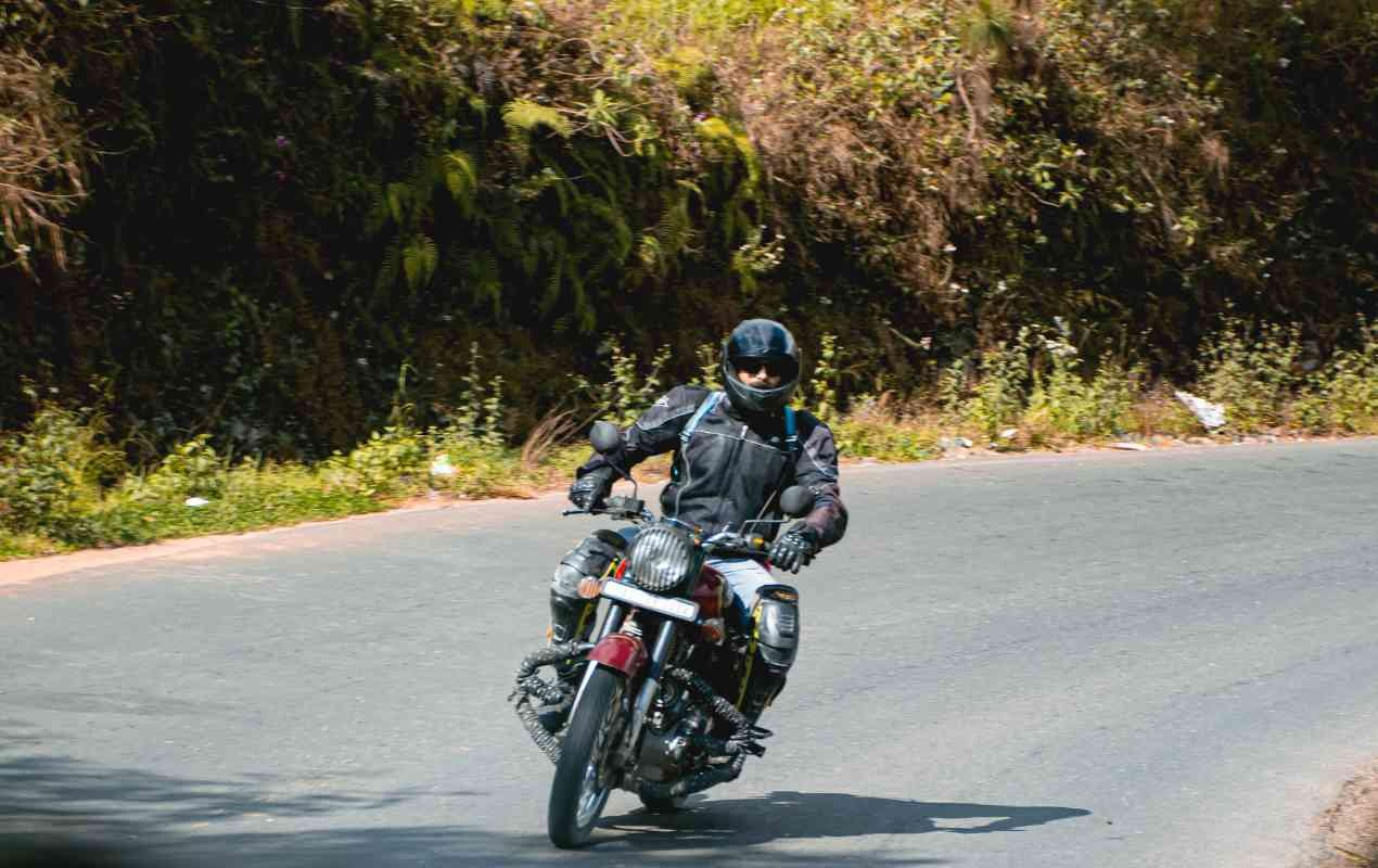 Bikers zooming away in Meghalaya