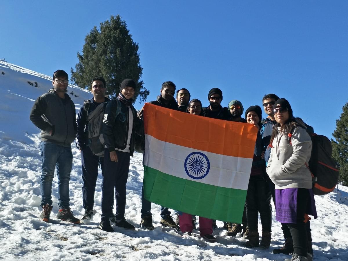 Group at Parashar Lake Campsite