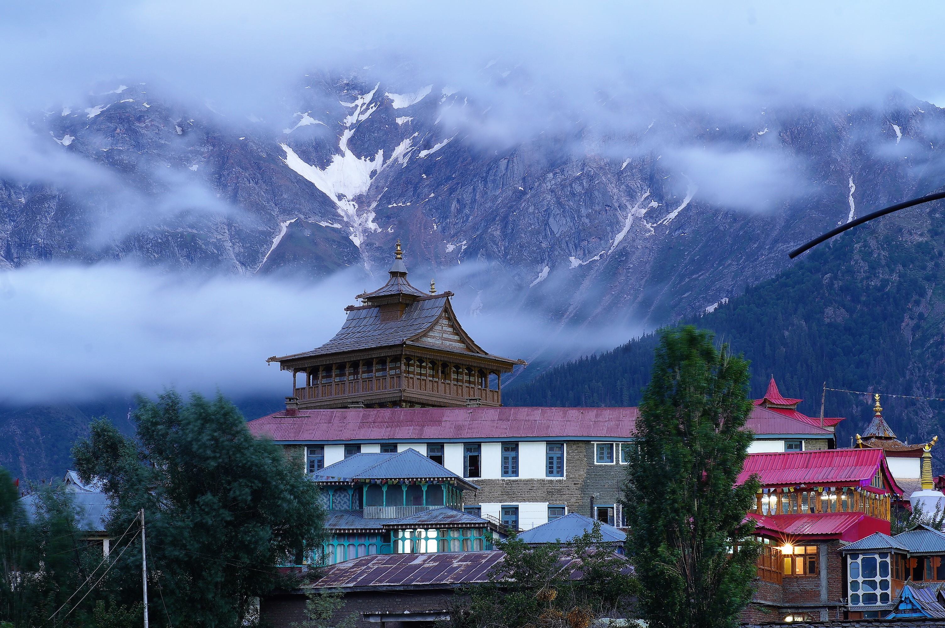 Embraced in Mist, Kalpa Monastery.