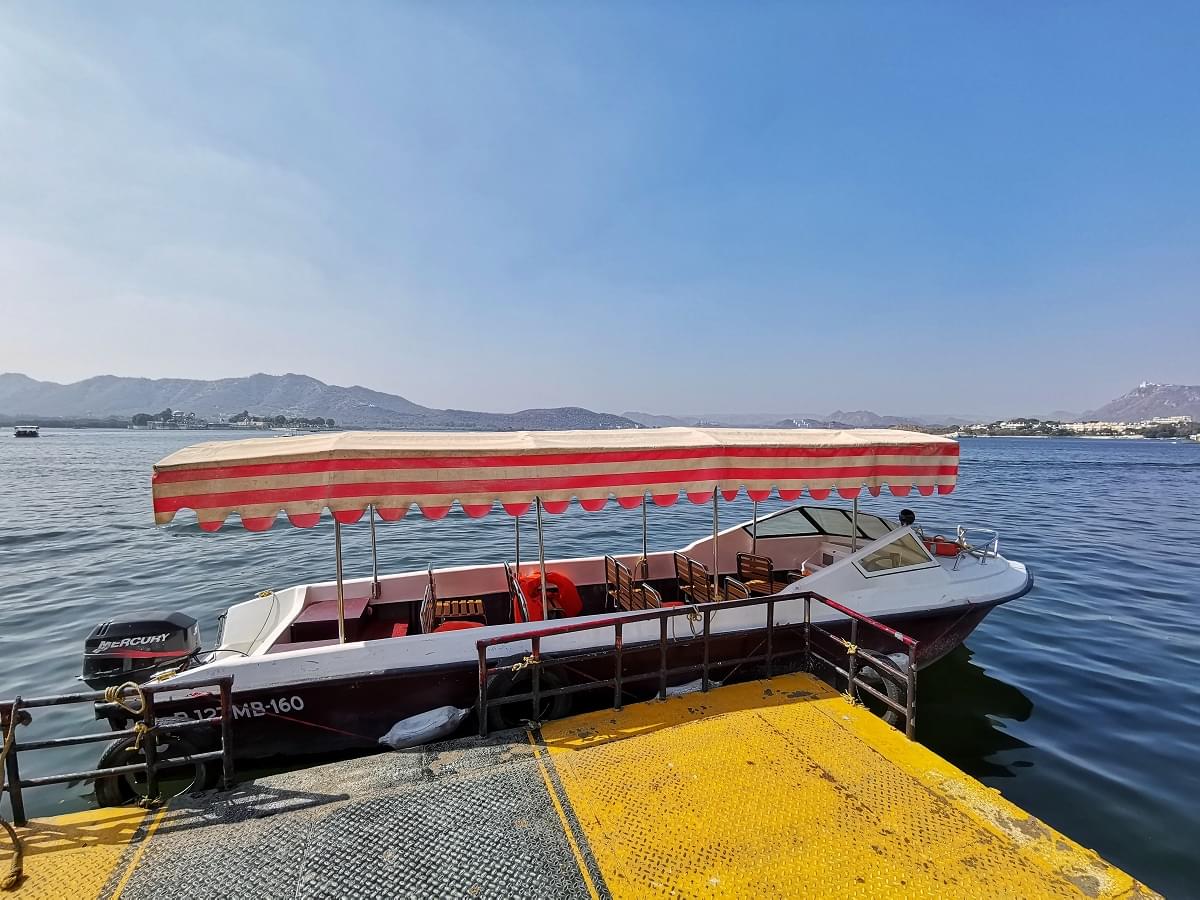 Boating at Lake Pichola