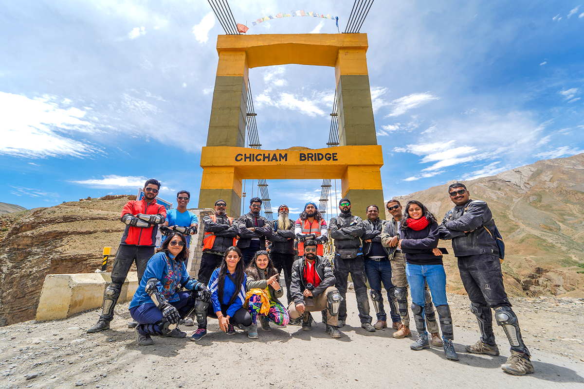 Posing at Asia's Highest Bridge